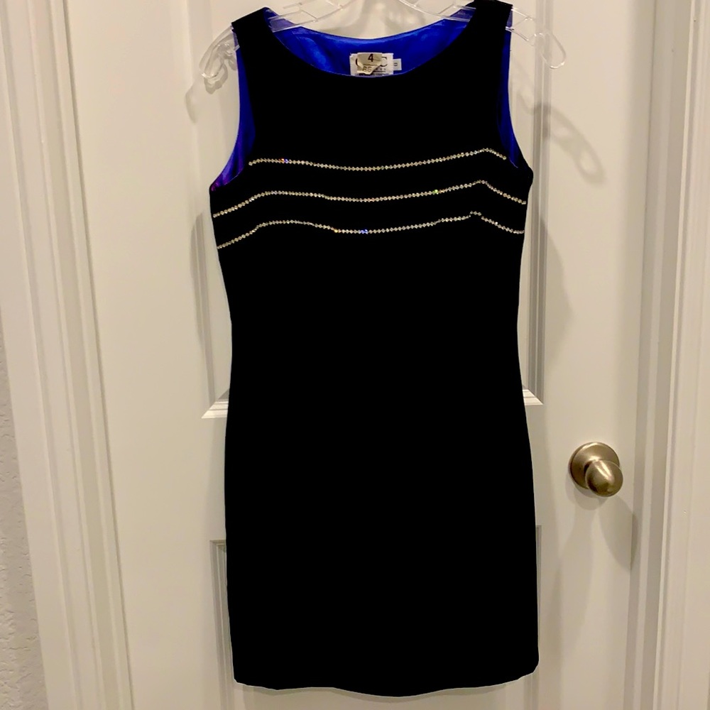 Black with jewels dress
